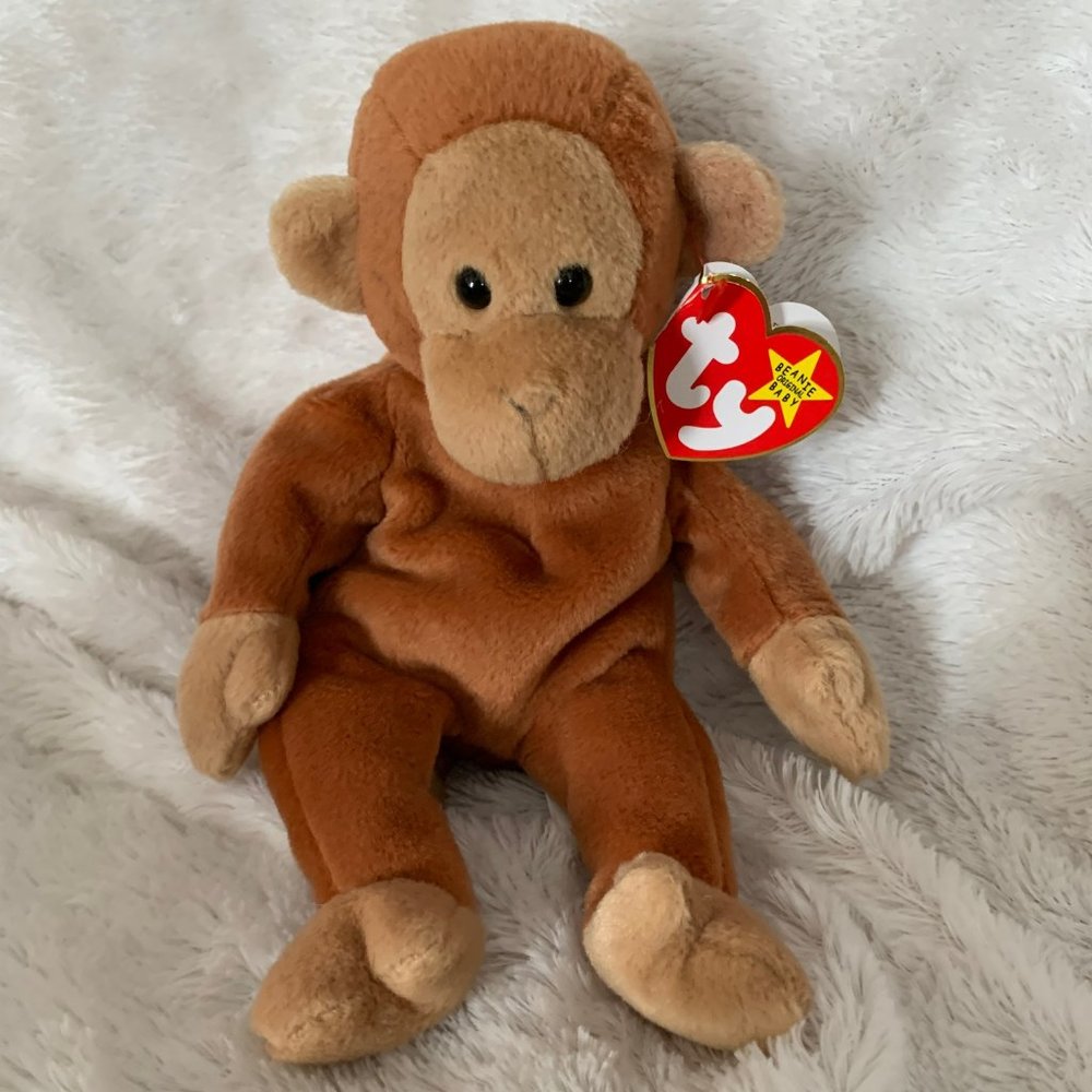 Beanie Baby - Rare - Bongo - Tag Errors - original - pvc pellets
